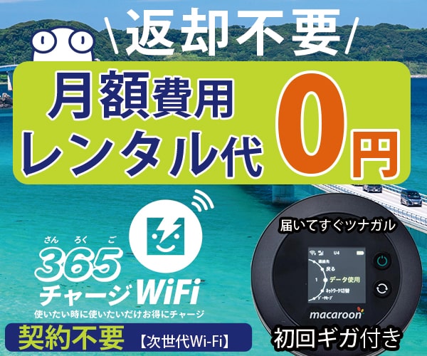 365チャージWiFi